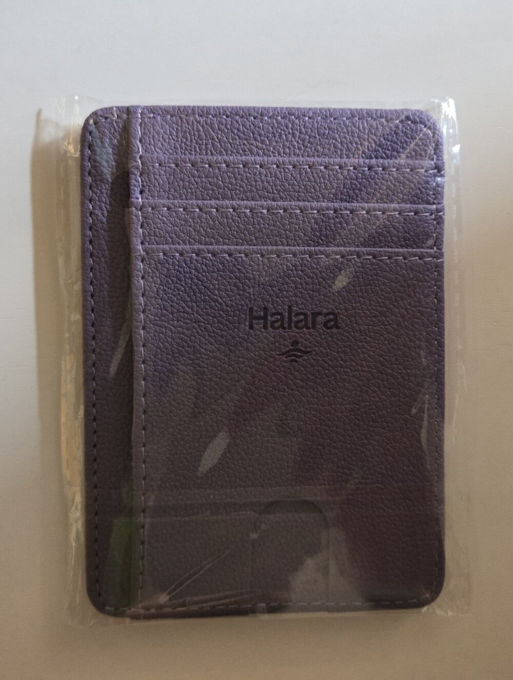 Purple Halara Card Holder Wallet